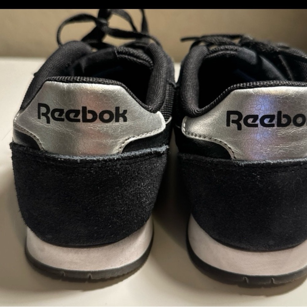 Reebok Sneakers Black Royal Classics Foamlite Shoes size 7.5 - Picture 2 of 6